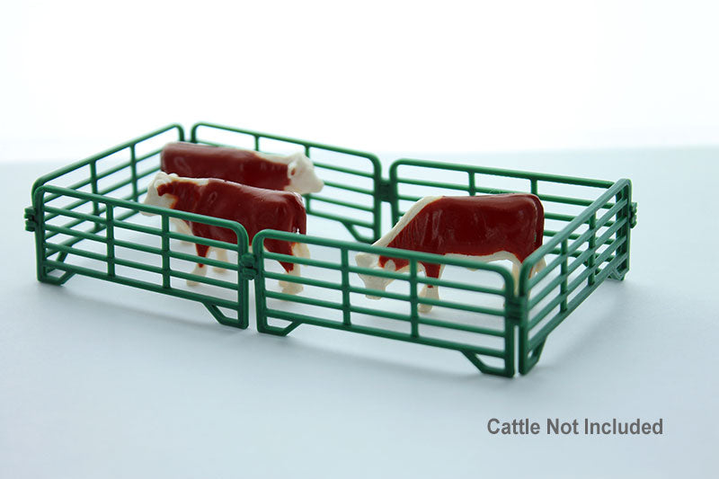 3D To Scale 64-318-GR 1/64 Scale Corral Panels 12 Ft.