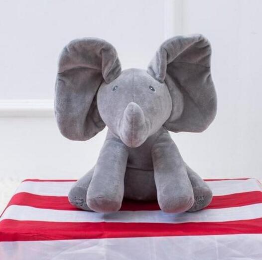 Peek-A-Boo Elephant Plush Toy – Interactive Singing and Hide-and-Seek Toy