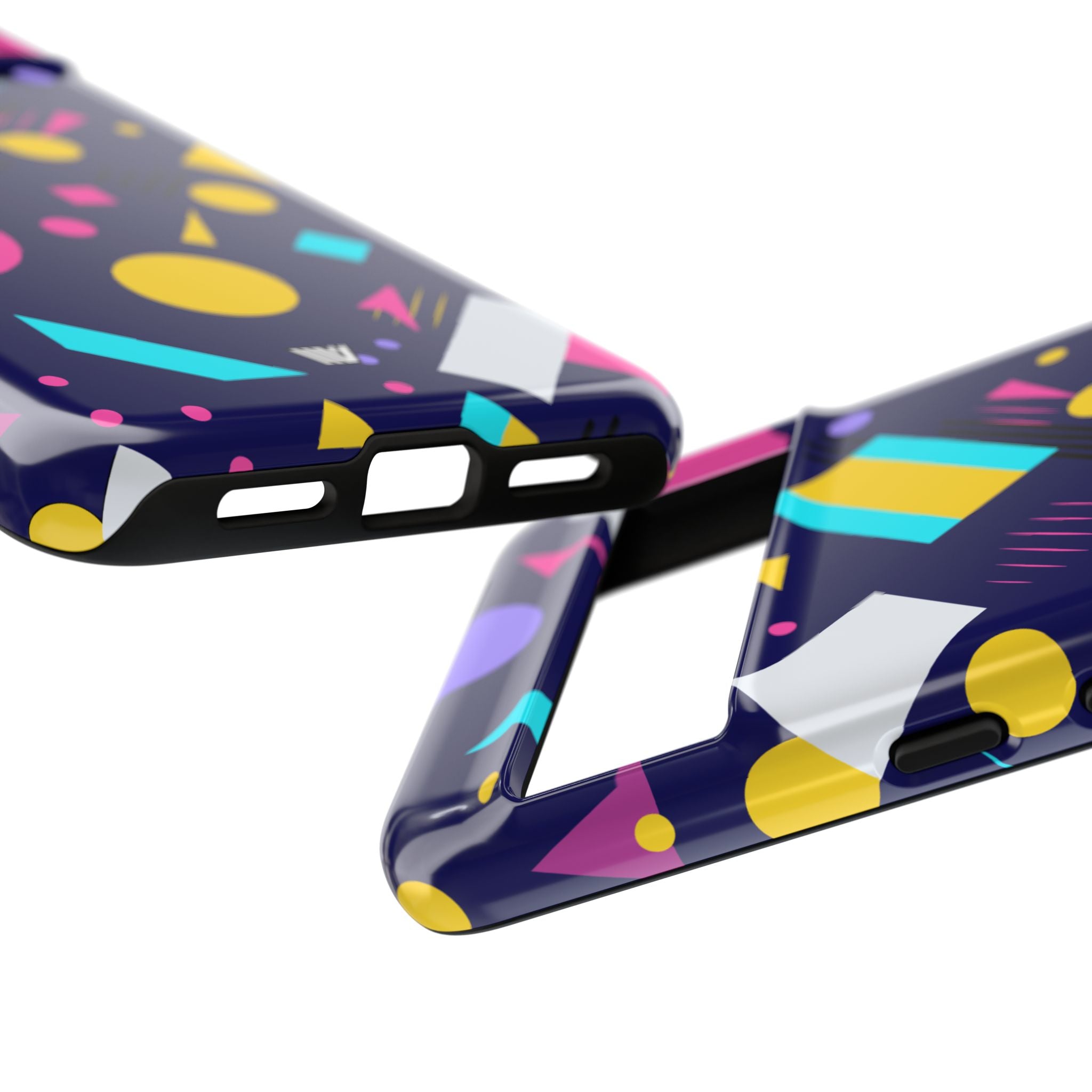 80s / 90s RETRO PATTERN DARK | Tough Phone Case