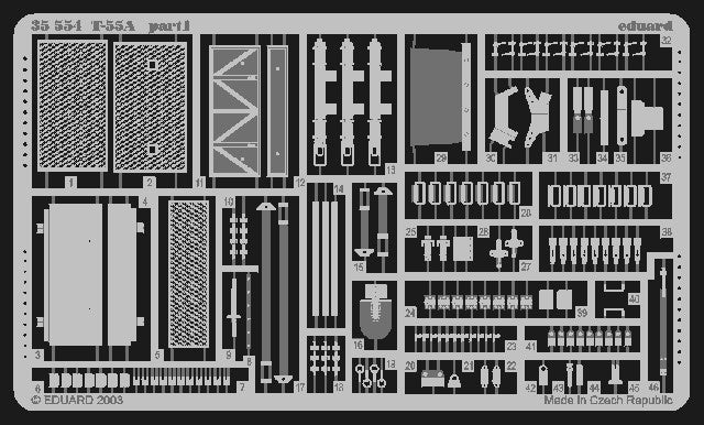 Eduard 35554 1/35 Armor- T55A for TAM