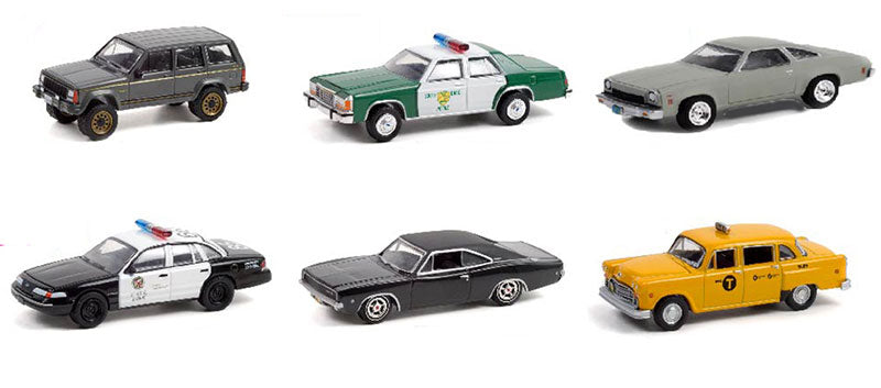 Greenlight 44930-CASE 1/64 Scale Hollywood Series 33 - 6-Piece Set