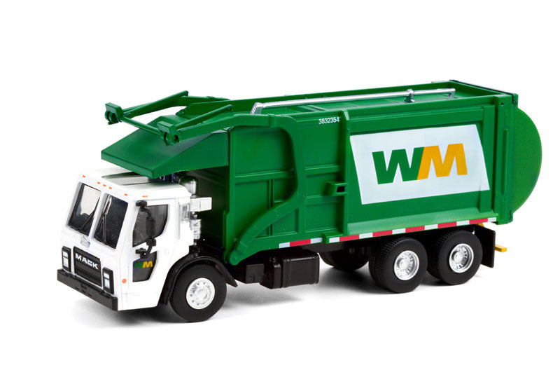 Greenlight 45120-C 1/64 Scale Waste Management - 2020 Mack LR Refuse Truck
