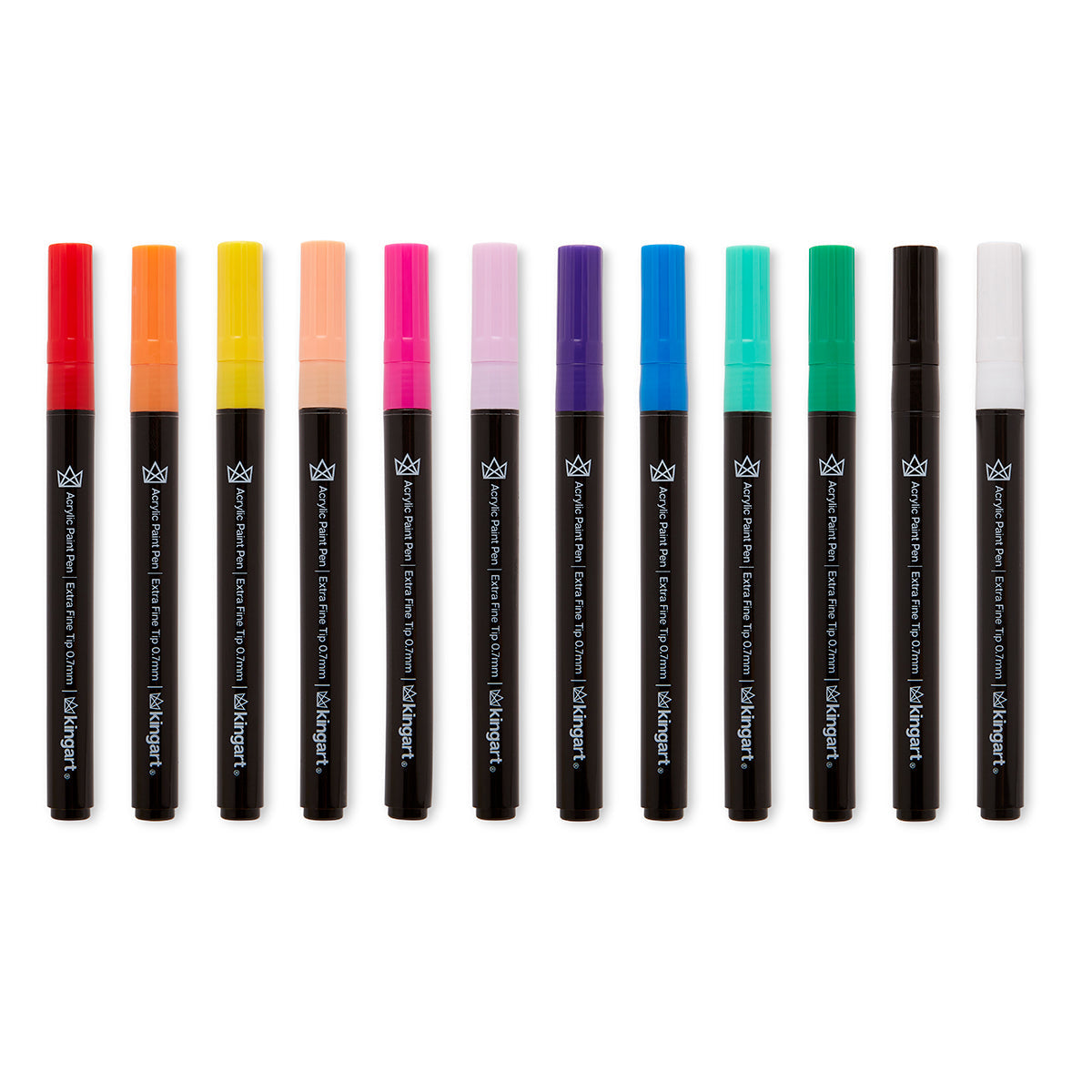 Acrylic Paint Pens Extra Fine 12 Colors