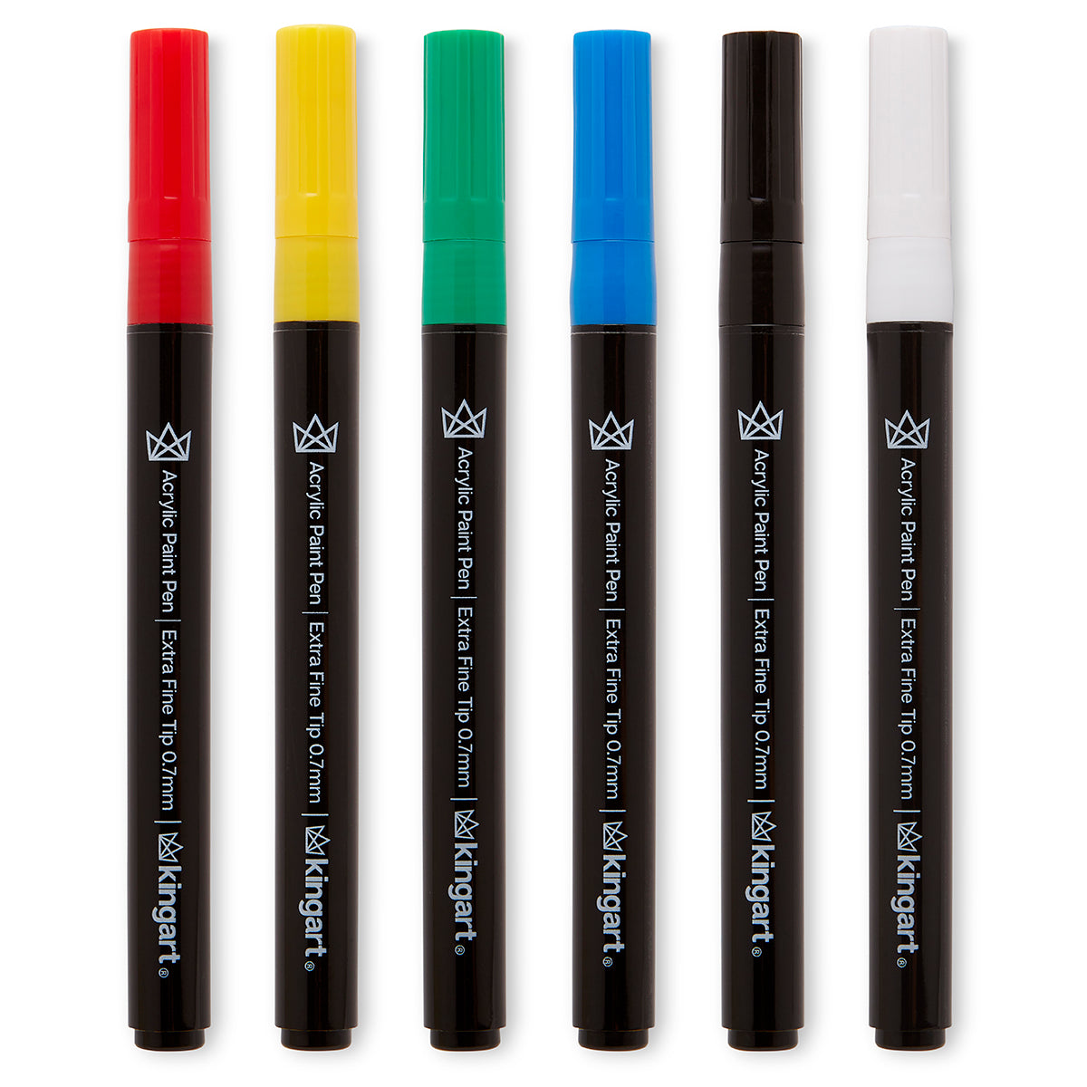 Acrylic Paint Pens Extra Fine 6 Colors