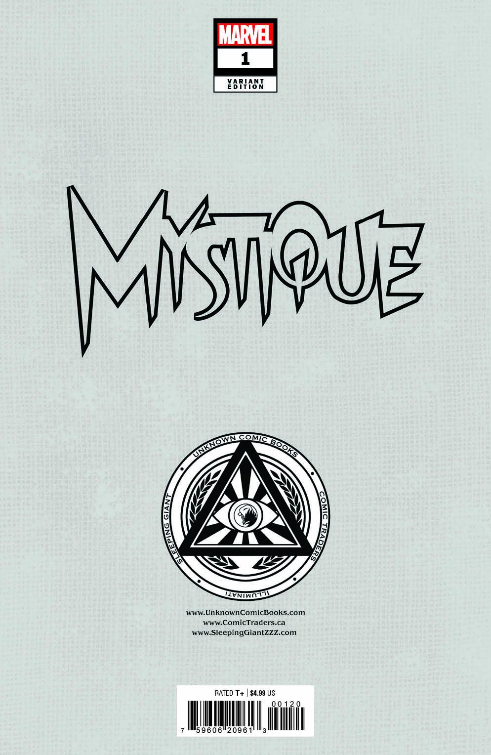 [SIGNED W/ COA] MYSTIQUE #1 UNKNOWN COMICS KAARE ANDREWS CONNECTING COVER EXCLUSIVE VAR [IN STOCK]