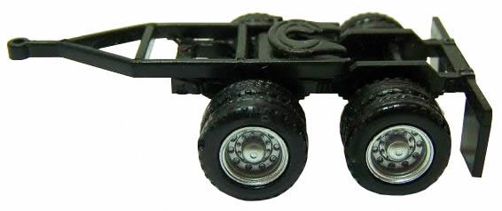 Herpa 460010 HO Scale American Style Semi Trailers (Trailer Only) -- 2-Axle Converter Dolly