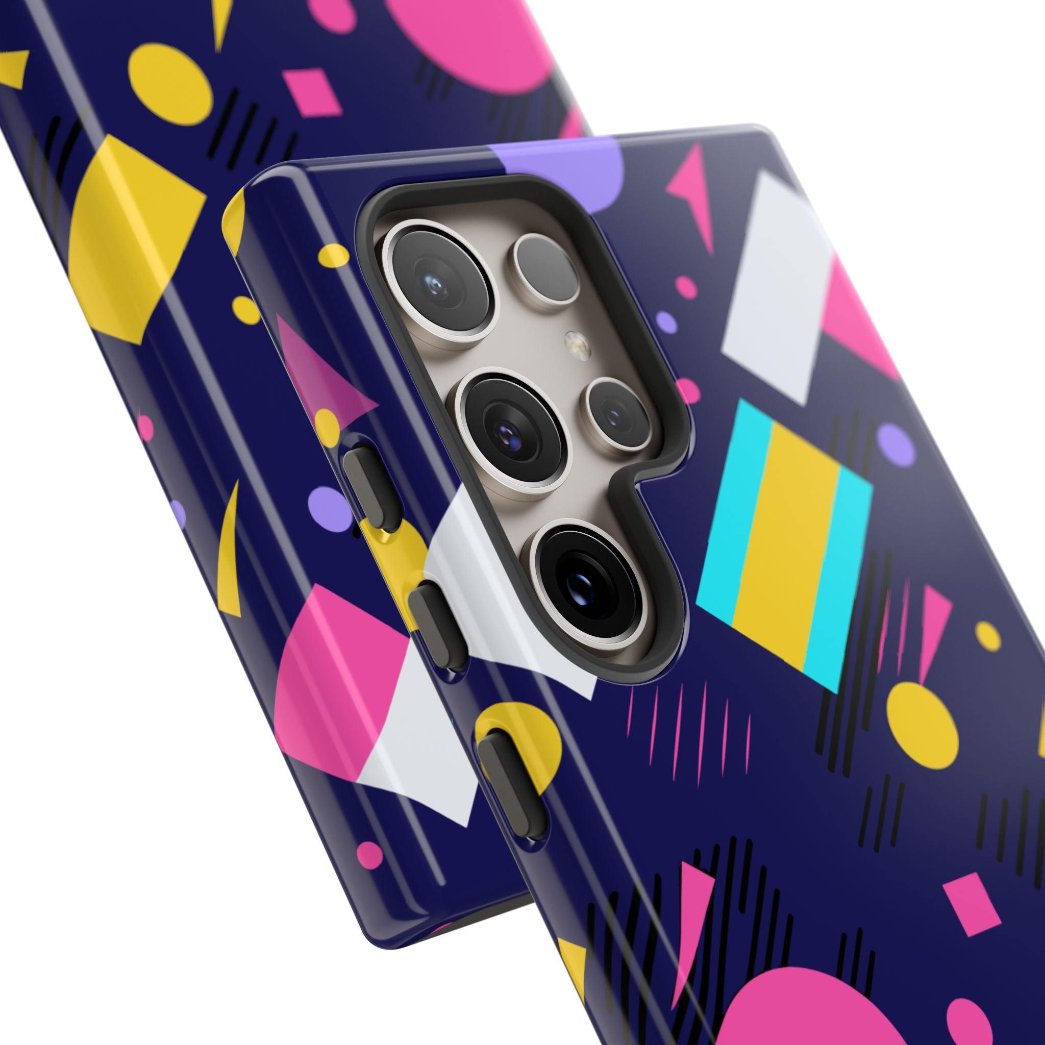 80s / 90s RETRO PATTERN DARK | Tough Phone Case