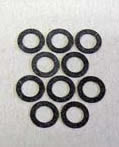Piko 46240 N Scale N Traction Tire 6x3.8x0.3mm (10 Pcs)