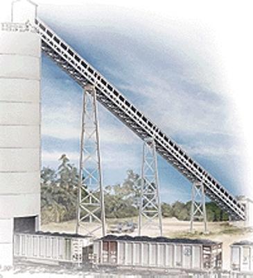Walthers Cornerstone 933-3518 HO Scale Modern Conveyor -- Kit pkg(3)