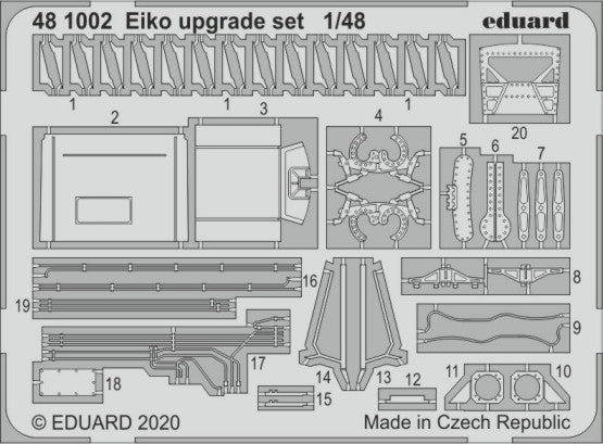 Eduard 481002 1/48 Aircraft- Eiko Upgrade Set for EDU