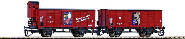 Piko 47032 TT Scale TT 2-Car Set G02 Boxcars "FIT" DR III
