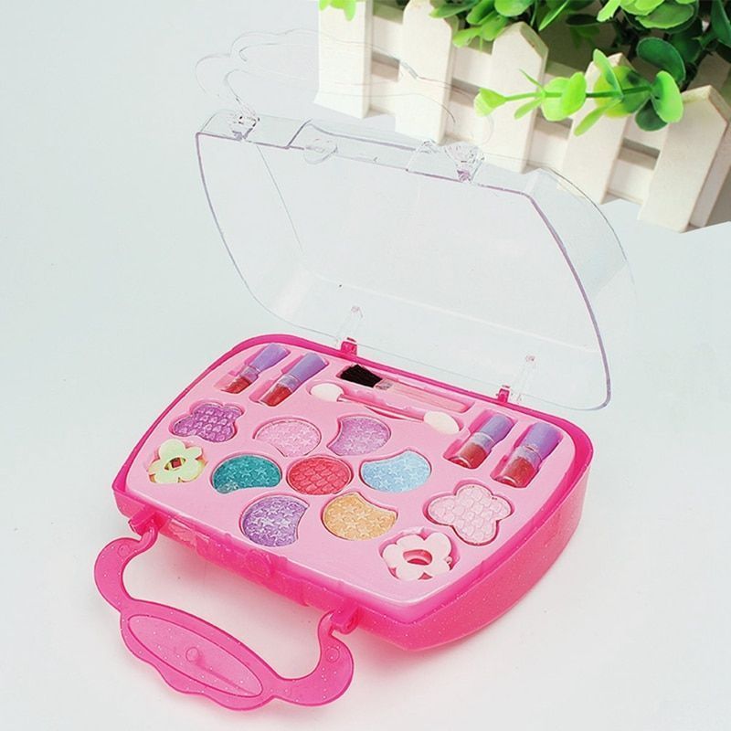 Kids Pretend Play Makeup Kit – Safe and Washable Beauty Toy Set for Girls