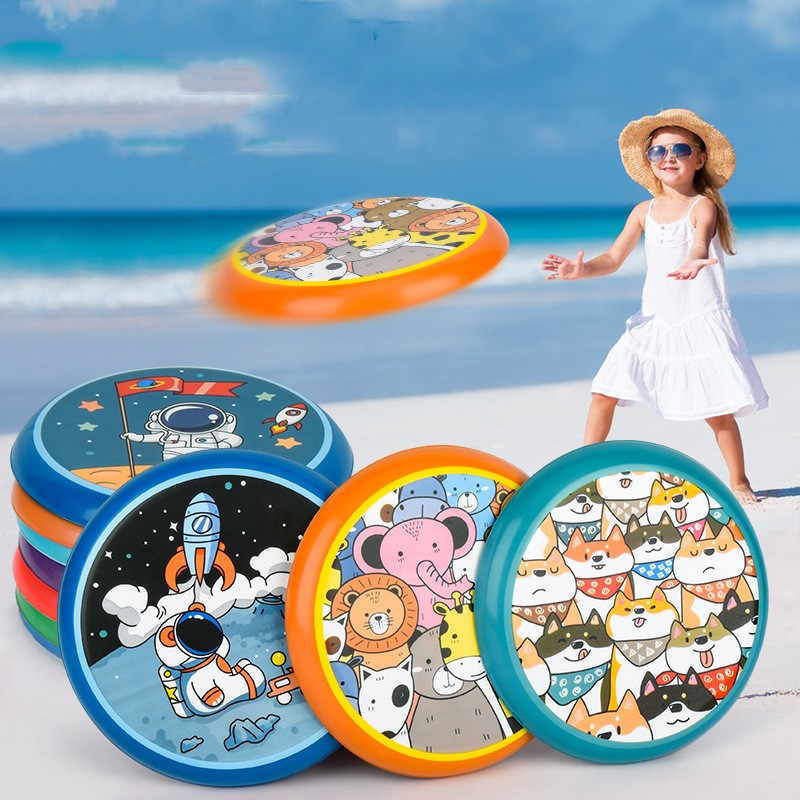 Kids Flying Disc Toy Outdoor Sports Game Plastic Frisbee