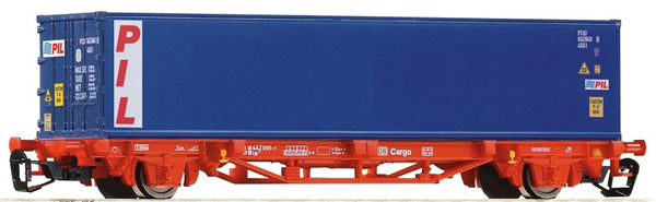 Piko 47719 TT Scale TT Flatcar w/40' Container PIL DB VI