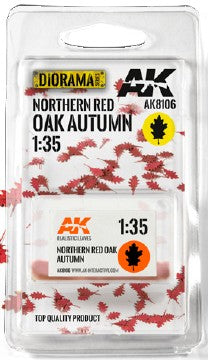 AK Interactive 8106 Diorama Series: Northern Red Oak Autumn Leaves