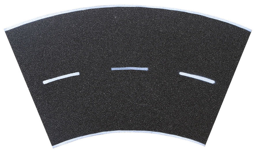 Vollmer 48265 1/87 Scale Asphalt Street Curve Plate
