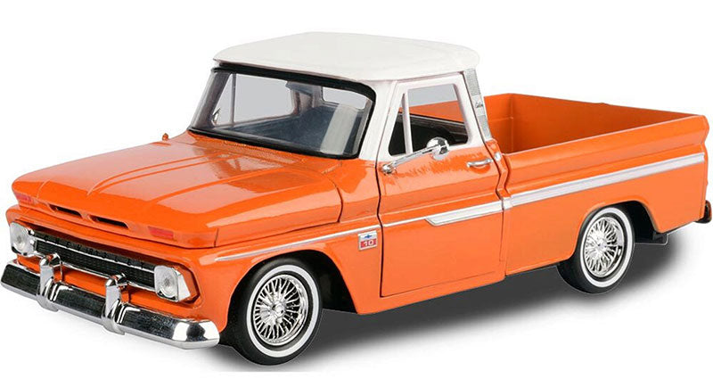 Motormax 79034-ORW 1/24 Scale 1966 Chevrolet C10 Fleetside Pickup