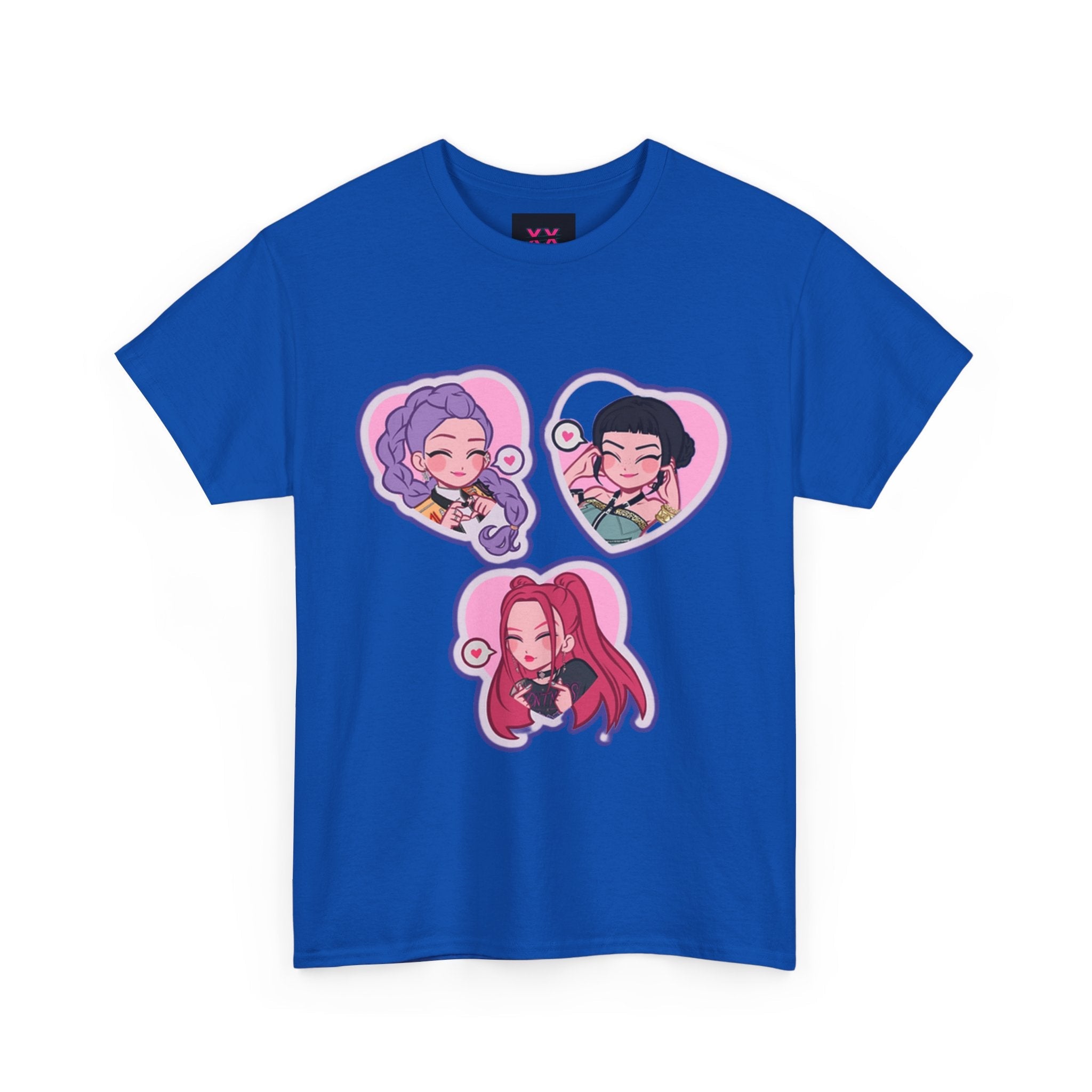 Idol style 1 Cotton Tee | Cute Character Tees, Graphic T-Shirts, Kawaii Apparel, Gift for Friends, Casual Streetwear