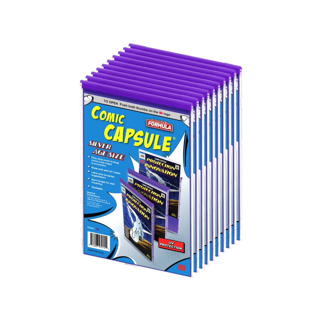 Purple SILVER Age Size ComicCapsule