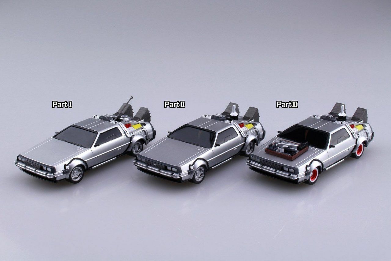 1/43 BACK TO THE FUTURE 1/43 Pullback DELOREAN from PART II Model Kit Figure
