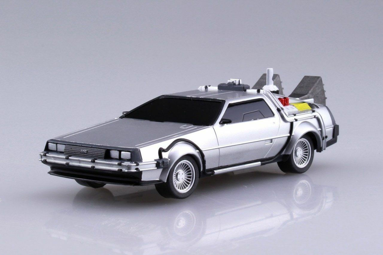 1/43 BACK TO THE FUTURE 1/43 Pullback DELOREAN from PART II Model Kit Figure