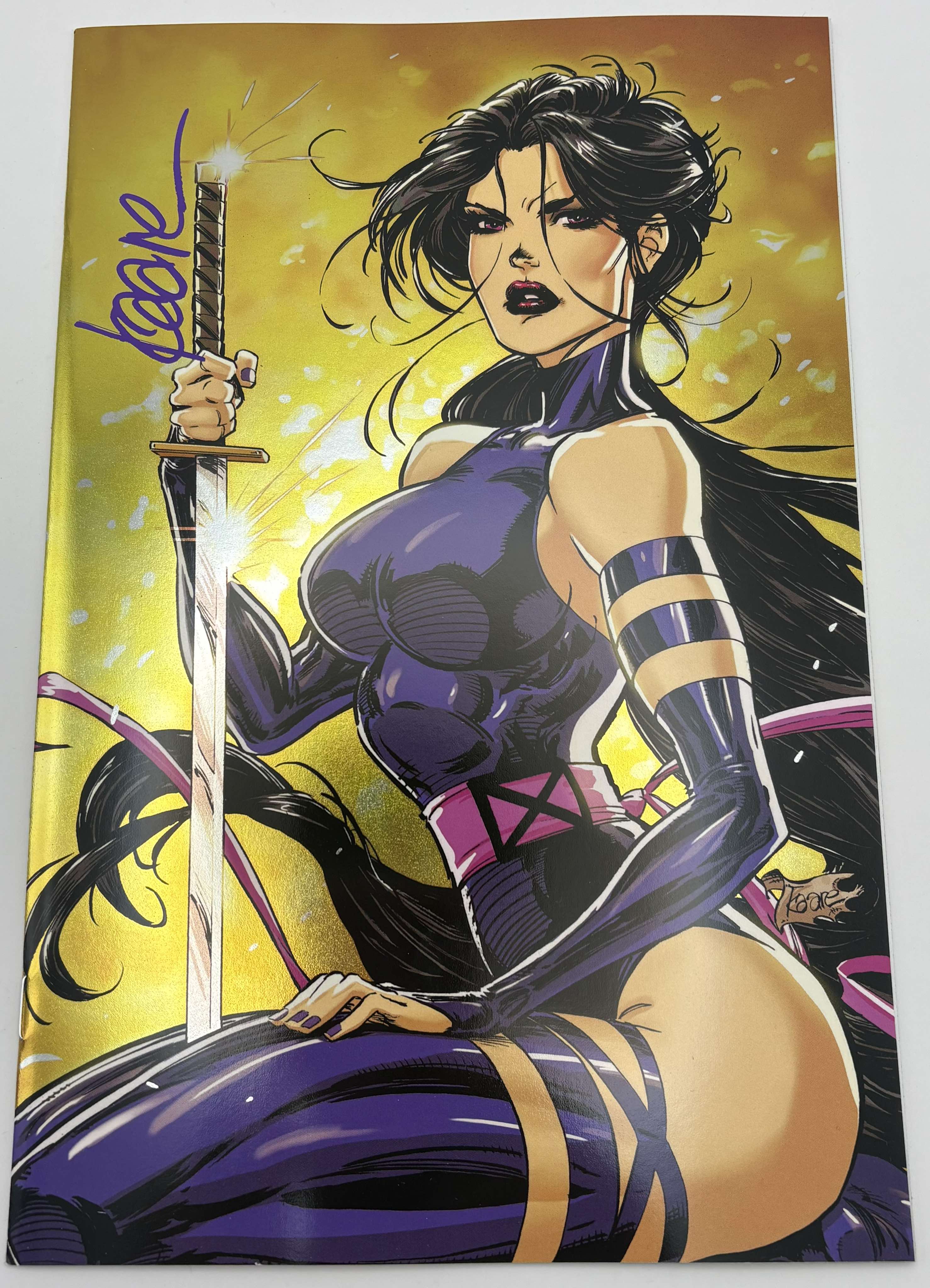 [SIGNED W/COA] [FOIL] X-Men #10 Unknown Comics Kaare Andrews Exclusive Virgin Megacon 2025 Var [IN STOCK]