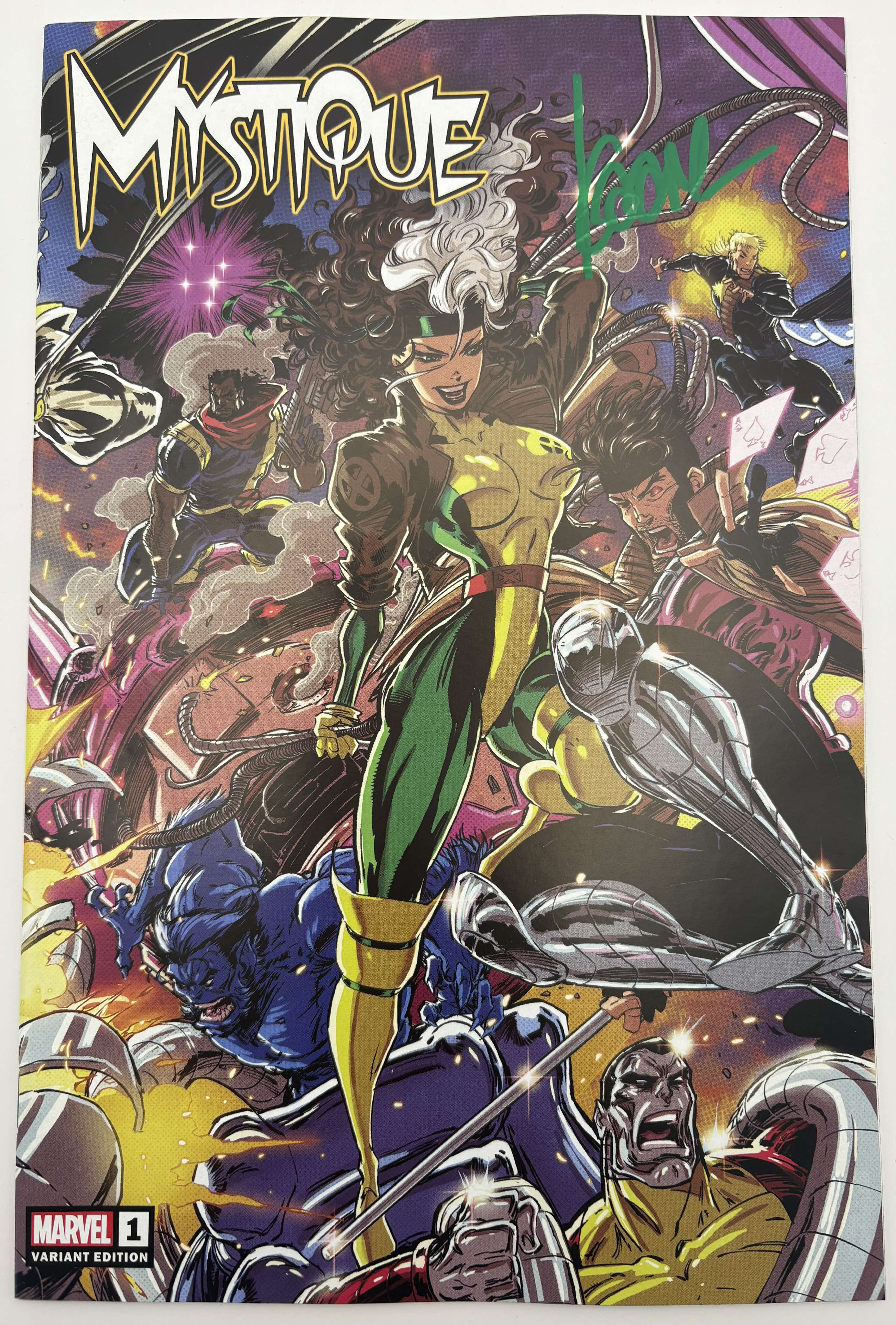 [SIGNED W/ COA] MYSTIQUE #1 UNKNOWN COMICS KAARE ANDREWS CONNECTING COVER EXCLUSIVE VAR [IN STOCK]