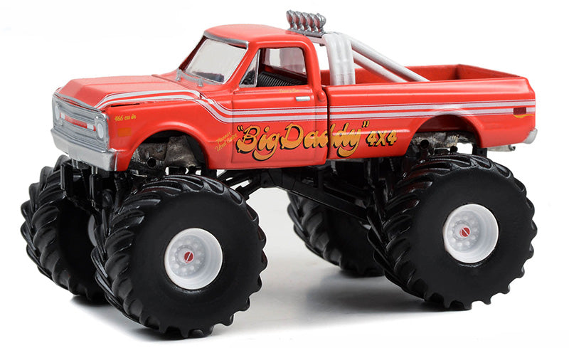 Greenlight 49130-A 1/64 Scale Big Daddy - 1969 Chevrolet K20 Monster Truck