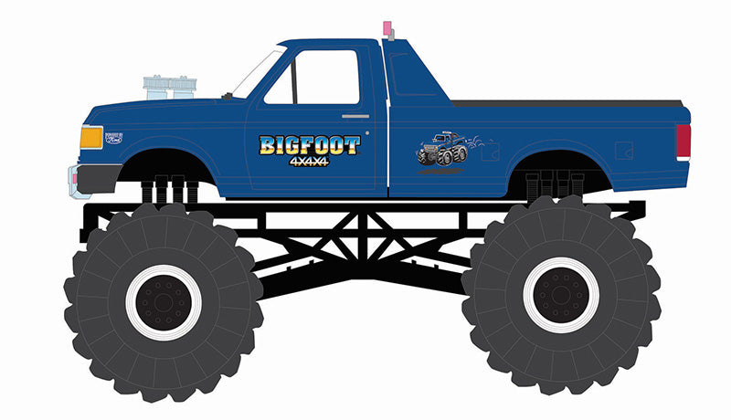 Greenlight 49150-D 1/64 Scale Bigfoot #6 - 1987 Ford F-250 Kings of