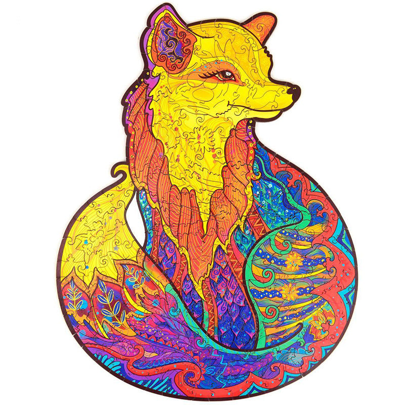 DIY Wooden Animal Shaped Puzzle – Unique Gift for Christmas