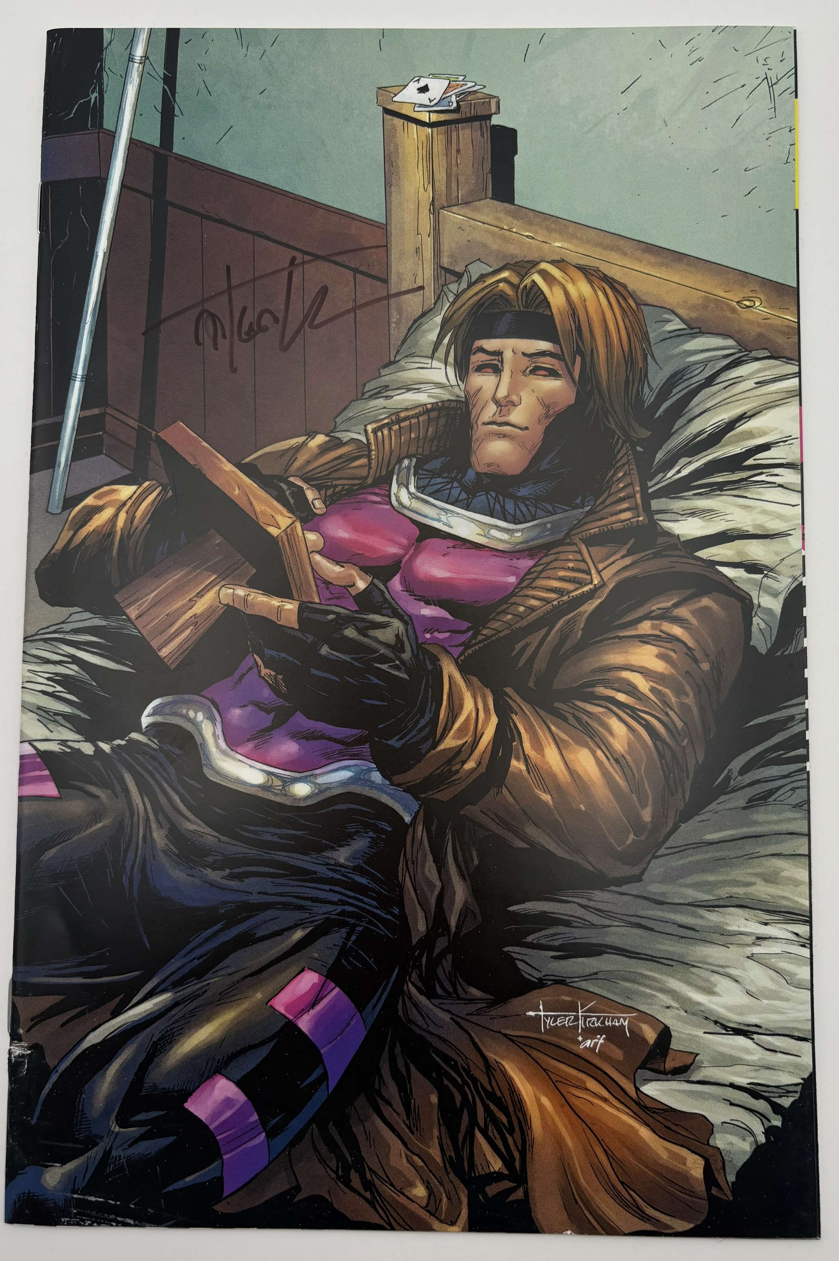 [SIGNED W/ COA] X-MEN '97 1 UNKNOWN COMICS TYLER KIRKHAM EXCLUSIVE VIRGIN VAR [IN STOCK]