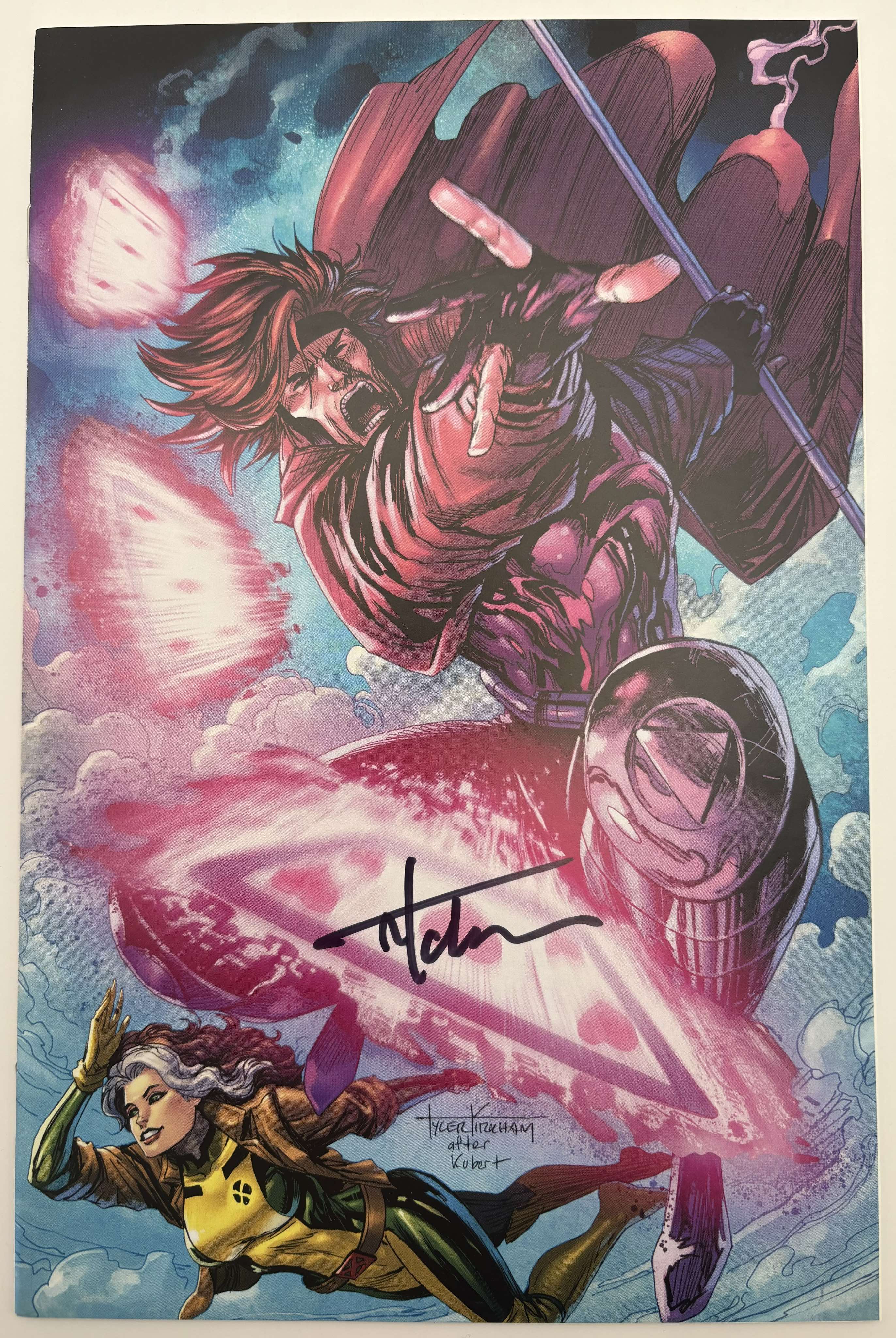 [SIGNED W/ COA] UNCANNY X-MEN #266 FACSIMILE EDITION UNKNOWN COMICS TYLER KIRKHAM VIRGIN VAR [IN STOCK]