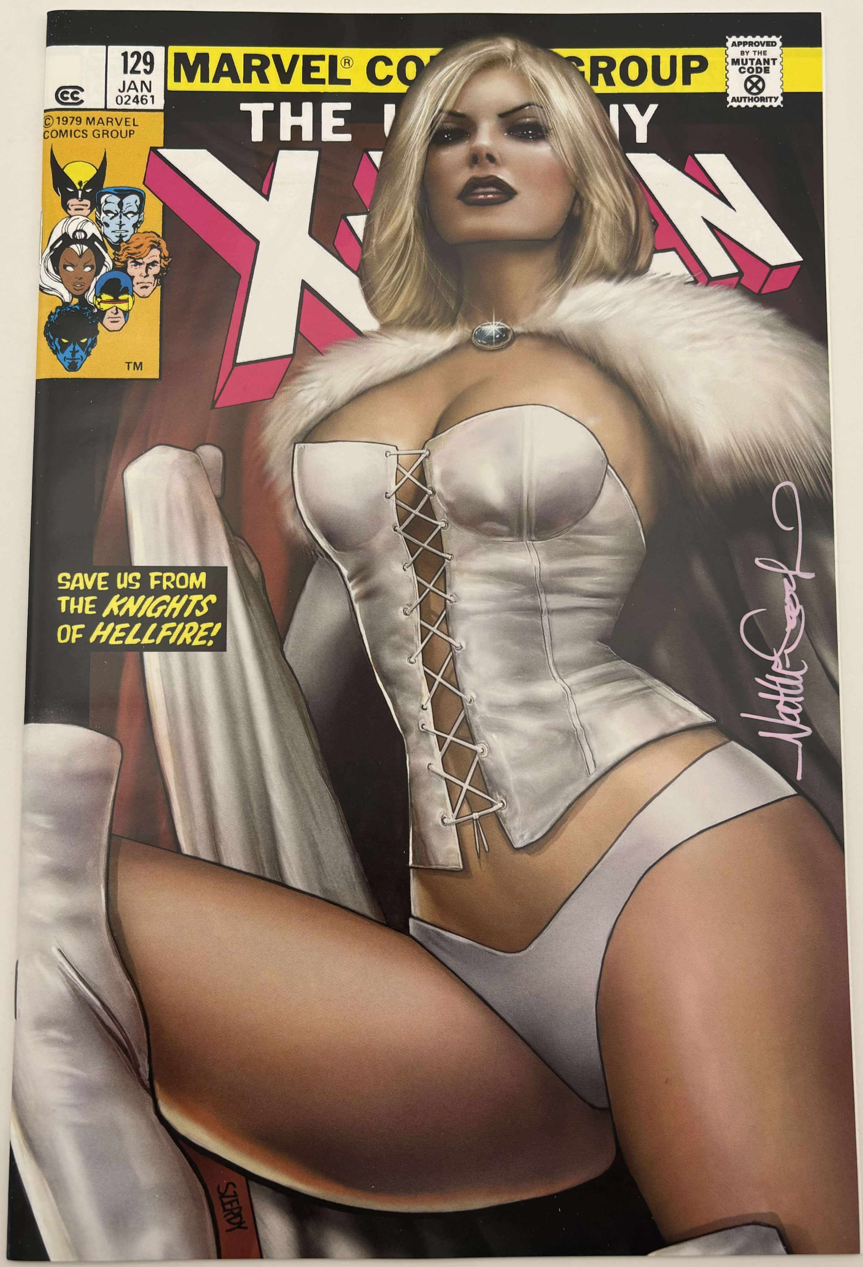 [SIGNED W/ COA] X-MEN #129 FACSIMILE EDITION UNKNOWN COMICS NATHAN SZERDY EXCLUSIVE VAR [IN STOCK]