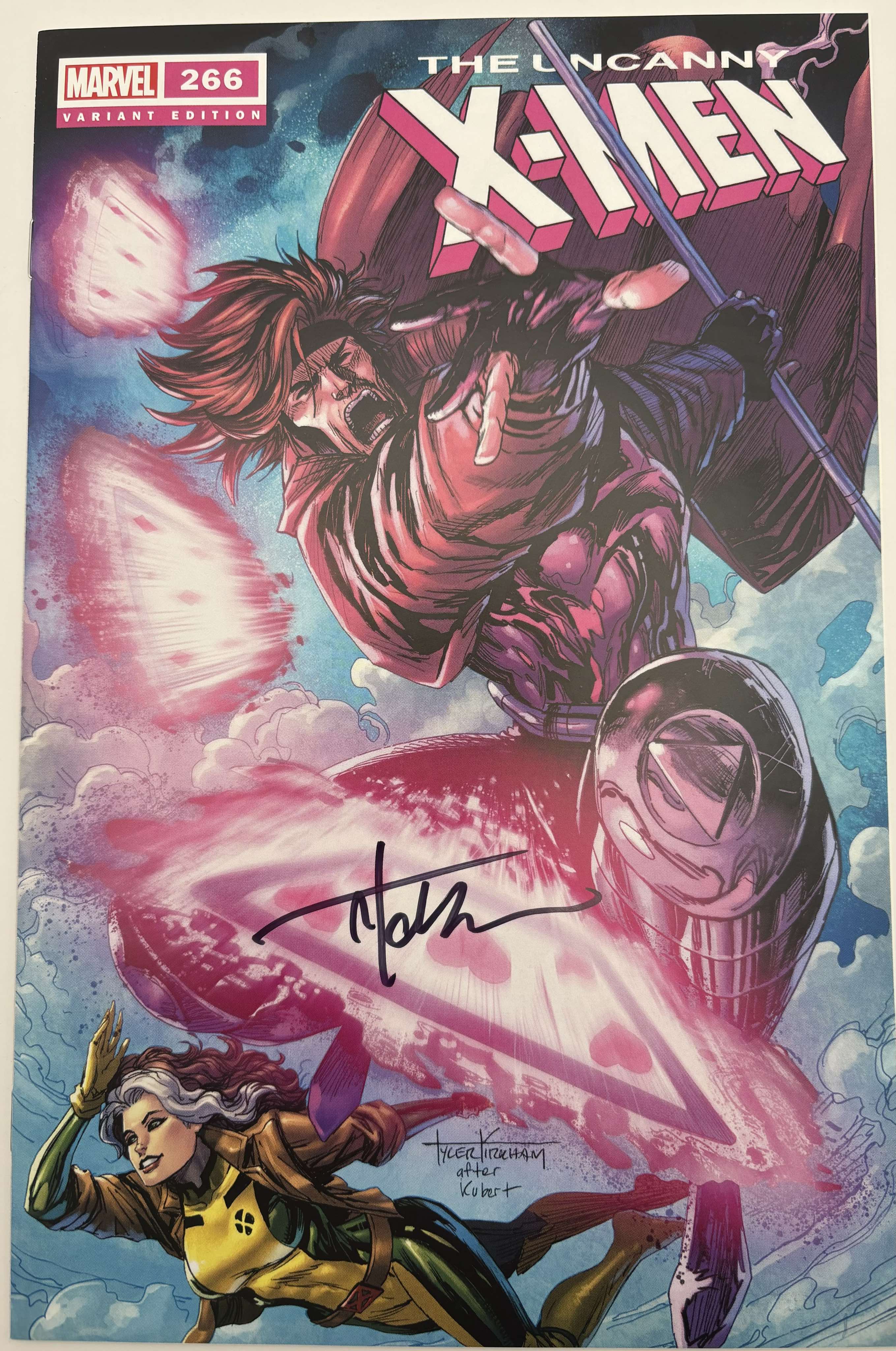 [SIGNED W/ COA] UNCANNY X-MEN #266 FACSIMILE EDITION UNKNOWN COMICS TYLER KIRKHAM VAR [IN STOCK]