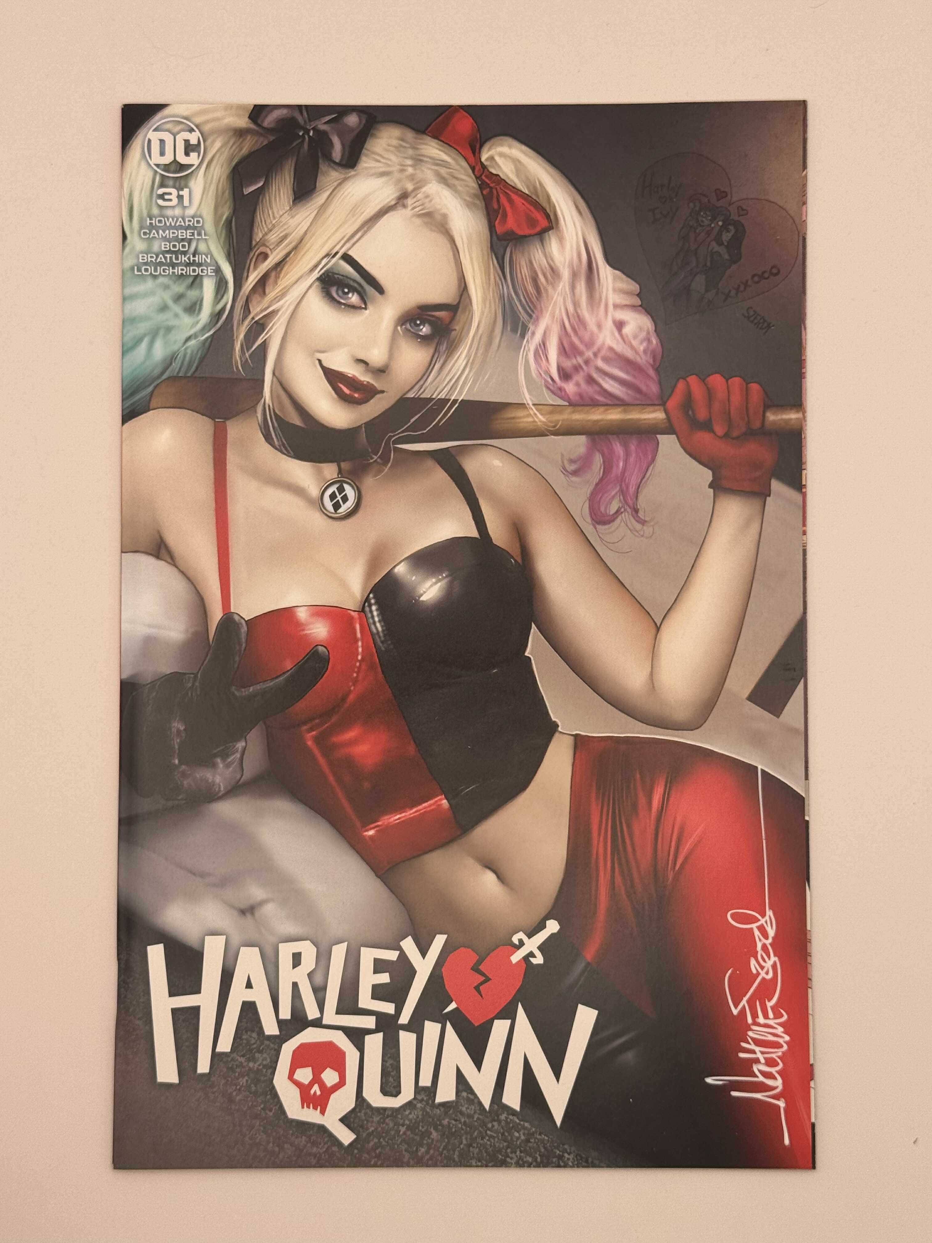 [SIGNED W/ COA] HARLEY QUINN #31 NATHAN SZERDY (616) EXCLUSIVE VAR [IN STOCK]
