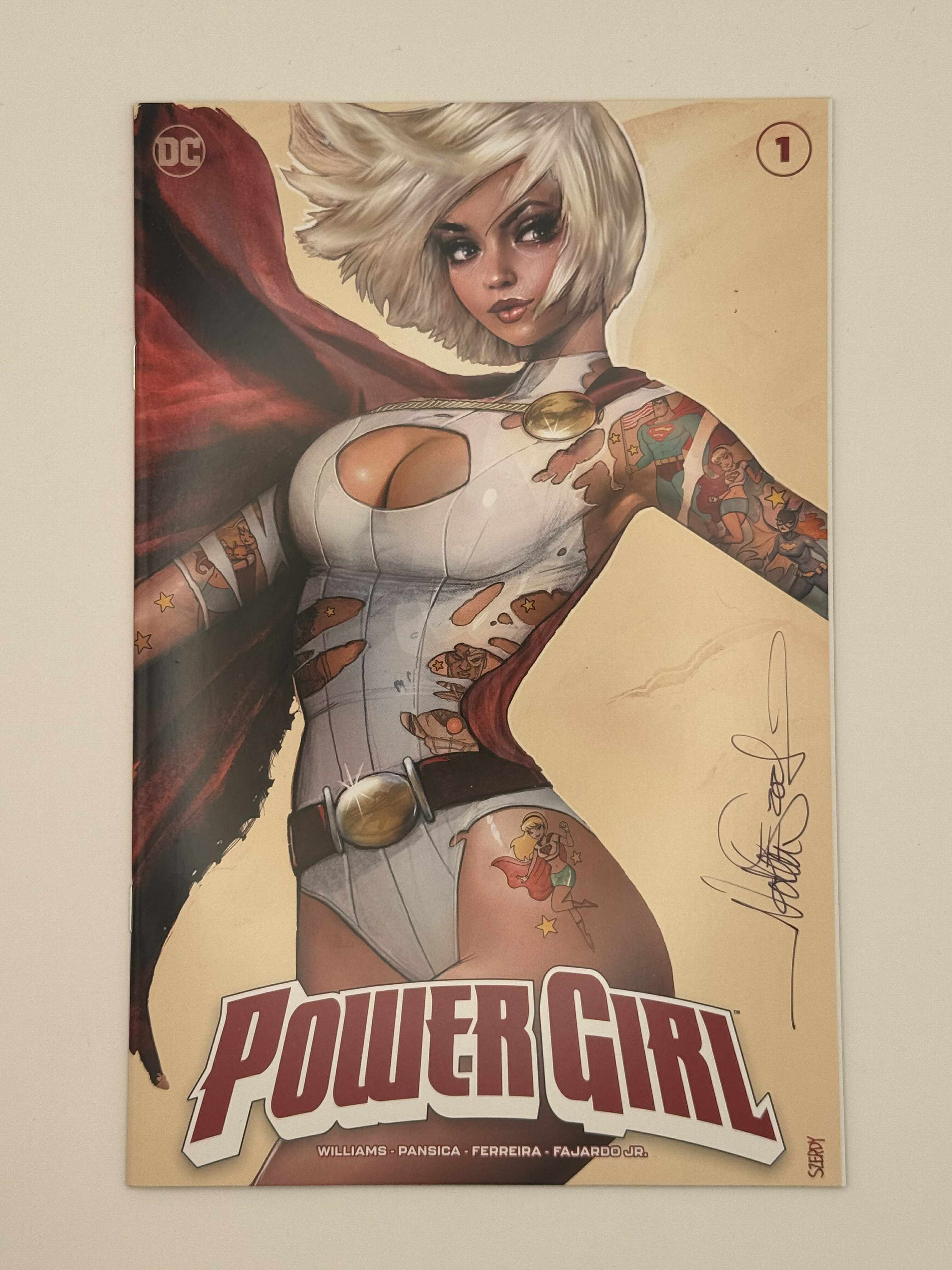 [SIGNED W/ COA] POWER GIRL #1 NATHAN SZERDY (616) EXCLUSIVE VAR [IN STOCK]
