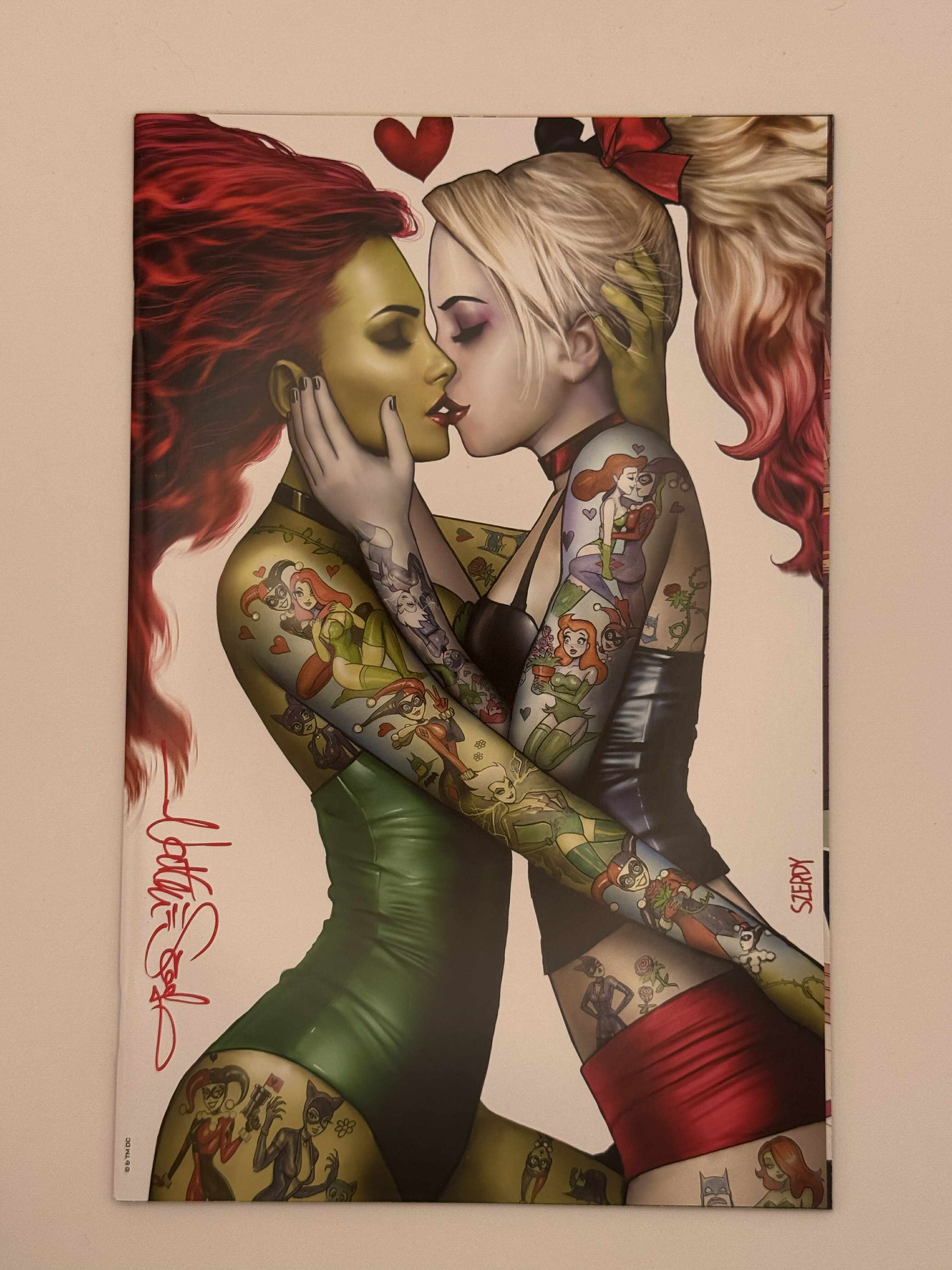 [SIGNED W/ COA] HARLEY QUINN #31 NATHAN SZERDY (616) EXCLUSIVE IVY TATTOO VIRGIN VAR [IN STOCK]