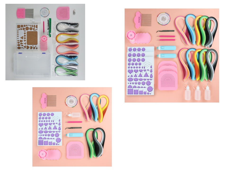 Paper Craft Kit – DIY Quilling Paper Art Set for Beginners and Kids