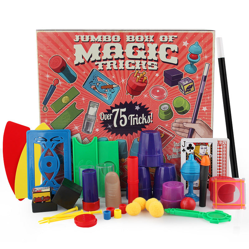 Magic Tricks Set – Fun Magic Prop Kit for Kids with 45+ Tricks