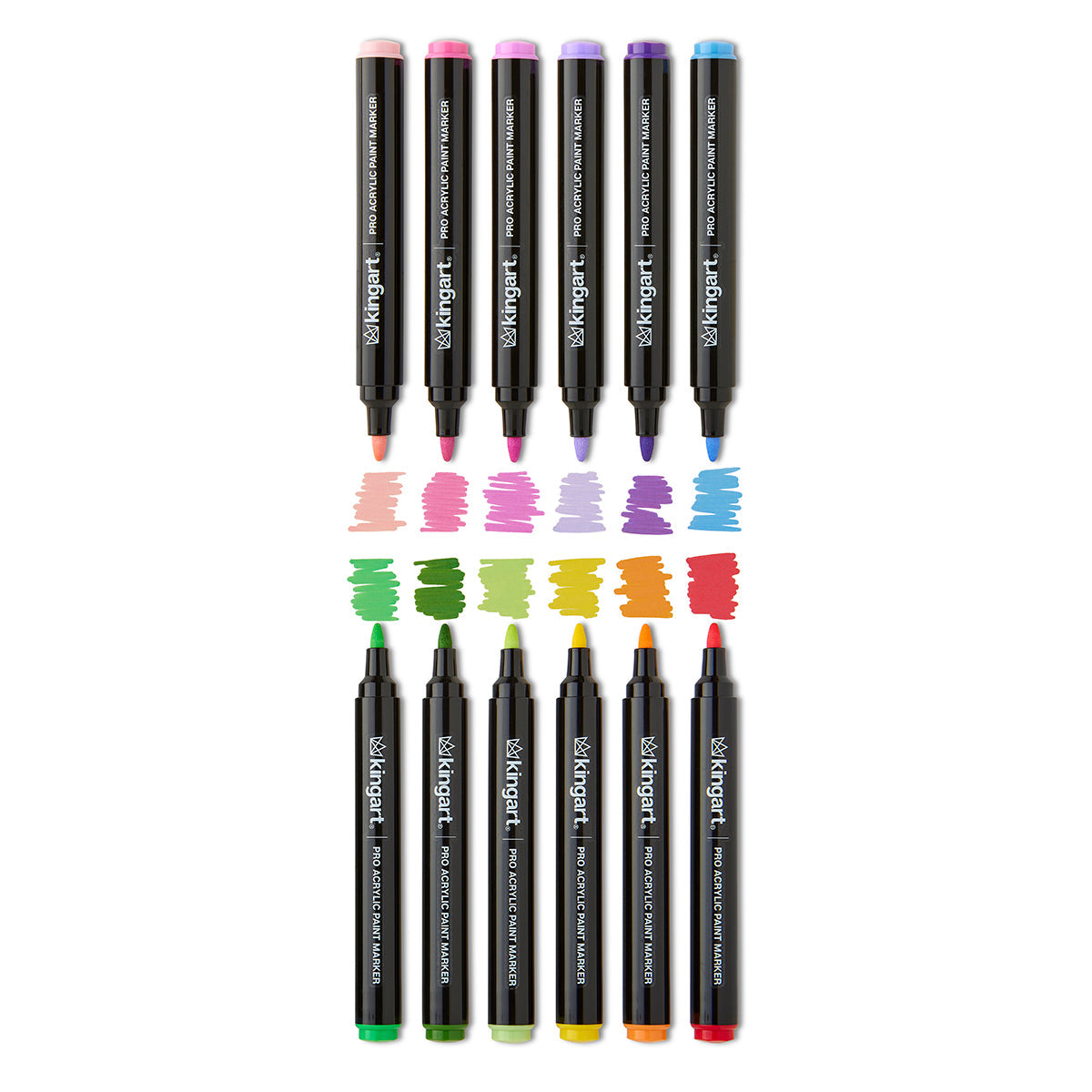 Acrylic Paint Markers 12 Floral Colors