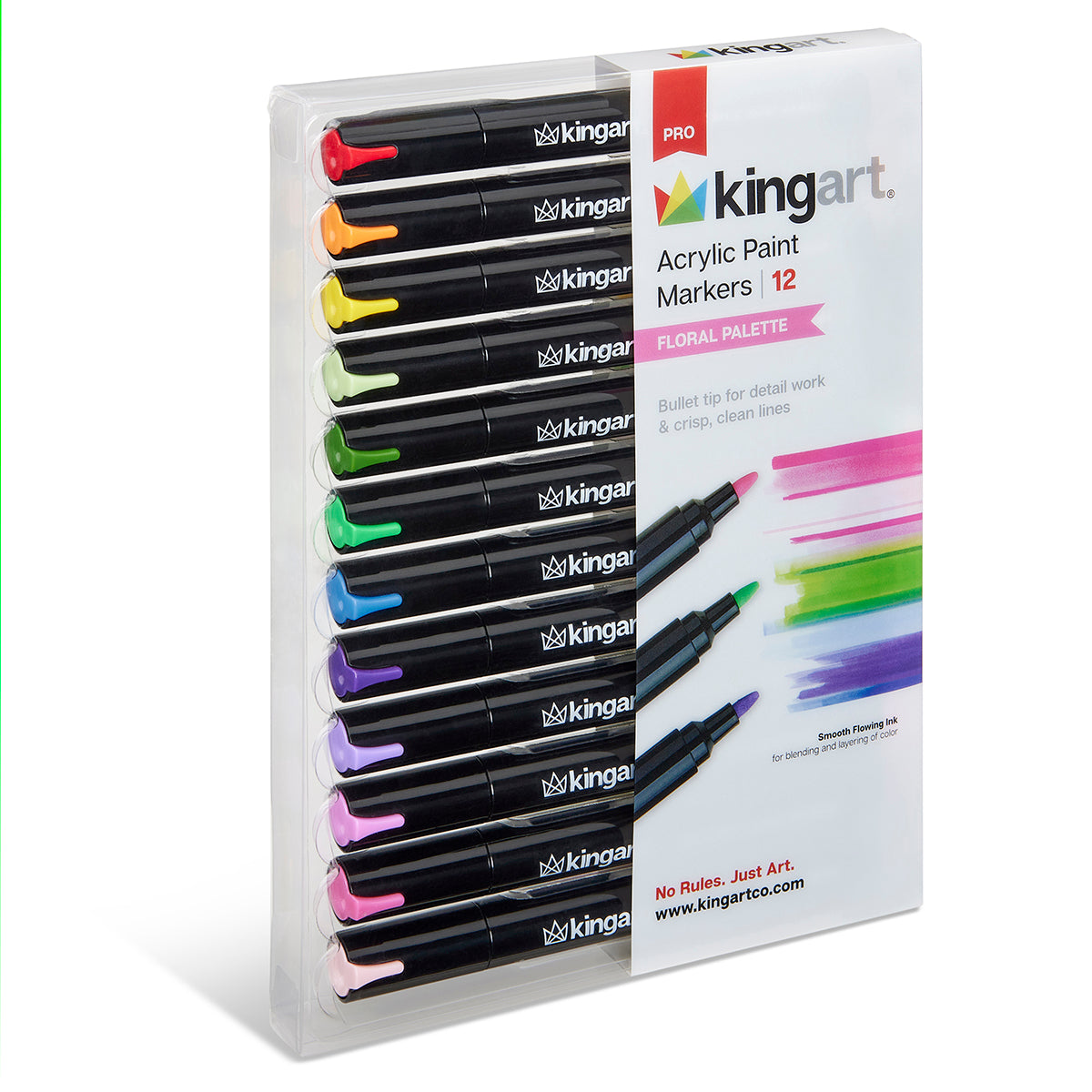 Acrylic Paint Markers 12 Floral Colors