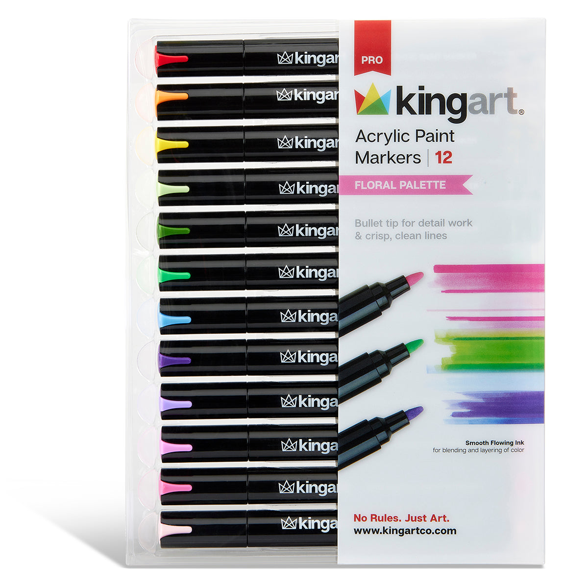 Acrylic Paint Markers 12 Floral Colors