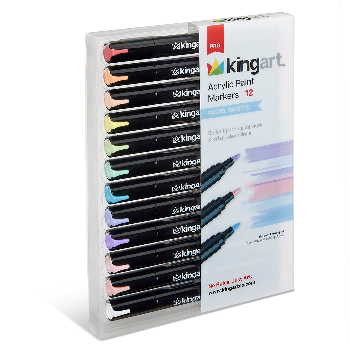 Acrylic Paint Markers 12 Pastel Colors