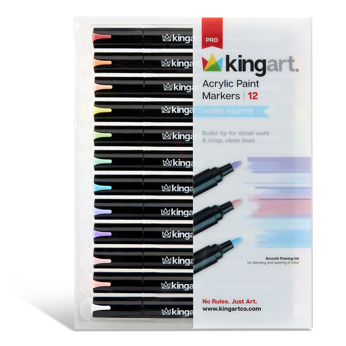 Acrylic Paint Markers 12 Pastel Colors