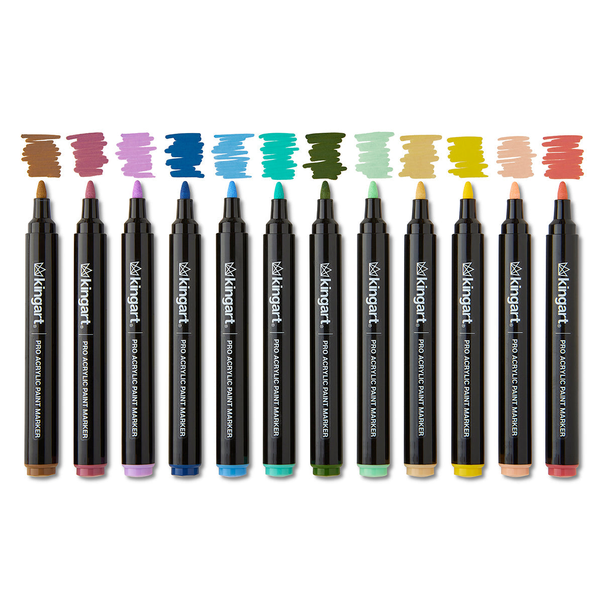 Acrylic Paint Markers 12 Vintage Colors