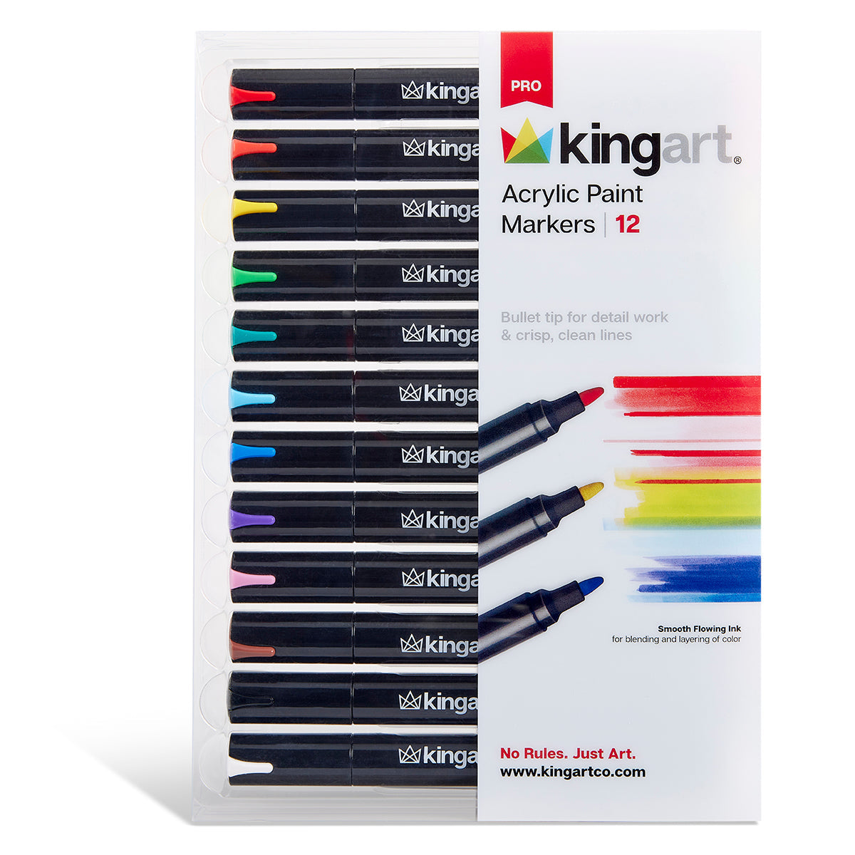 Acrylic Paint Markers 12 Colors