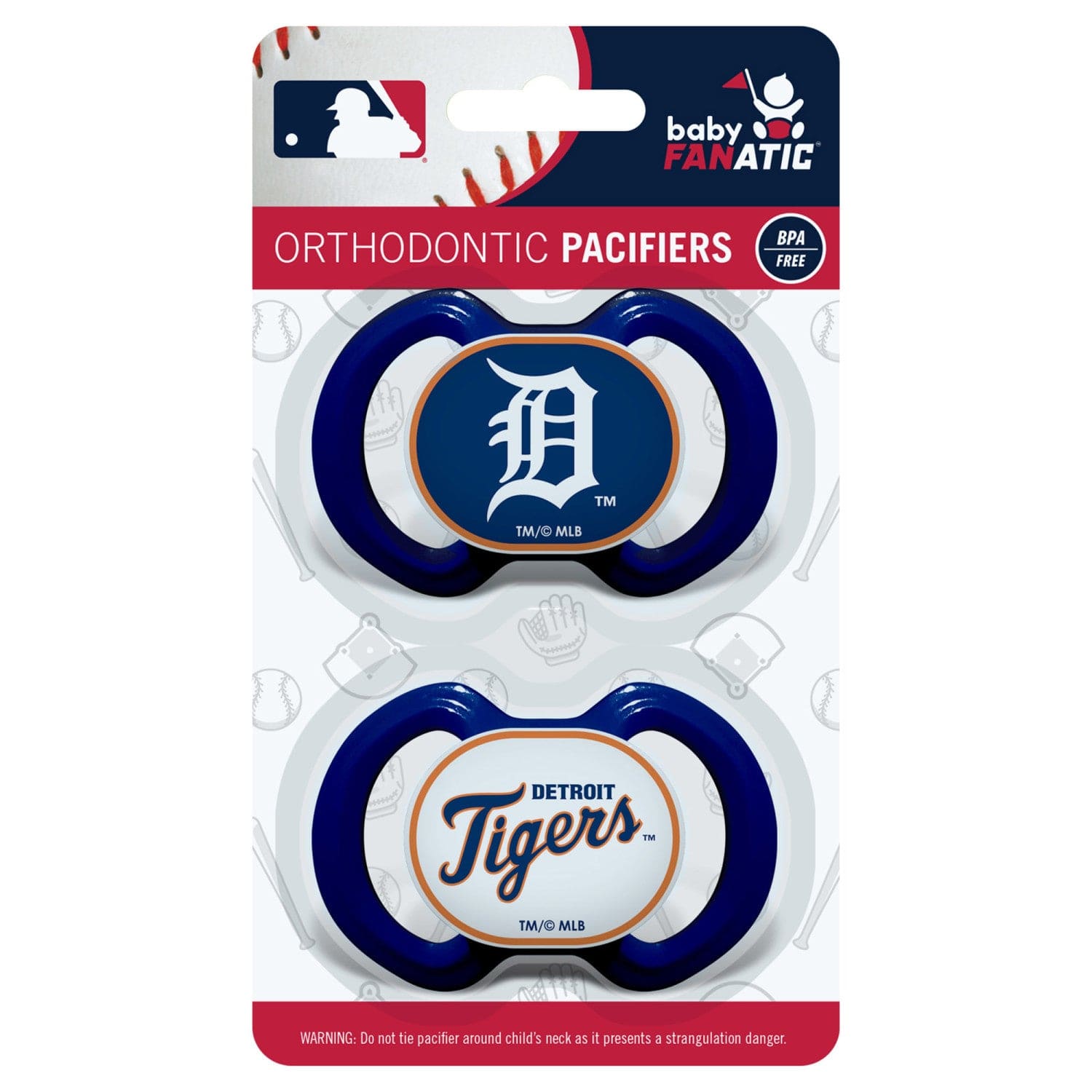 Detroit Tigers - Pacifier 2-Pack