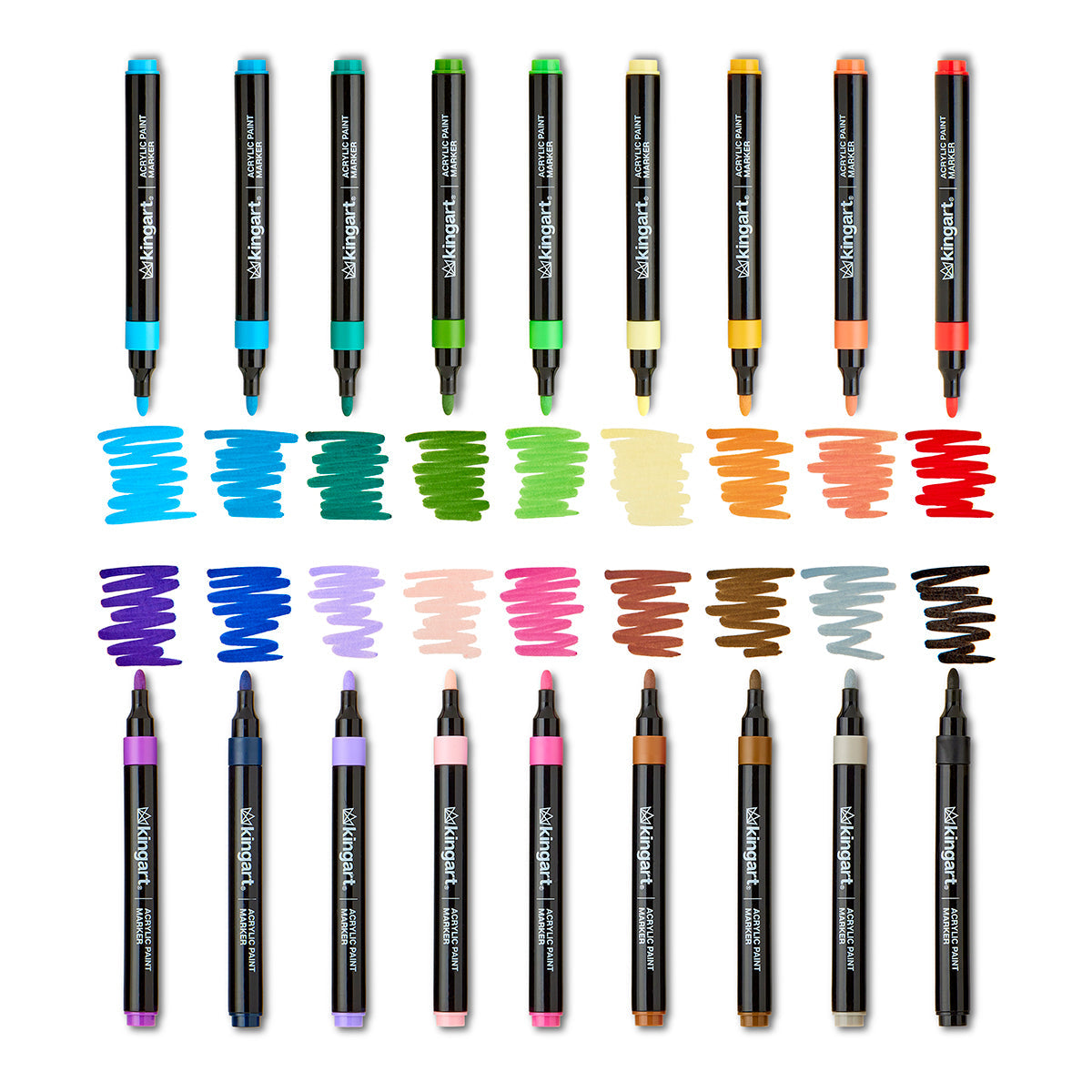 Acrylic Paint Markers 36 Colors