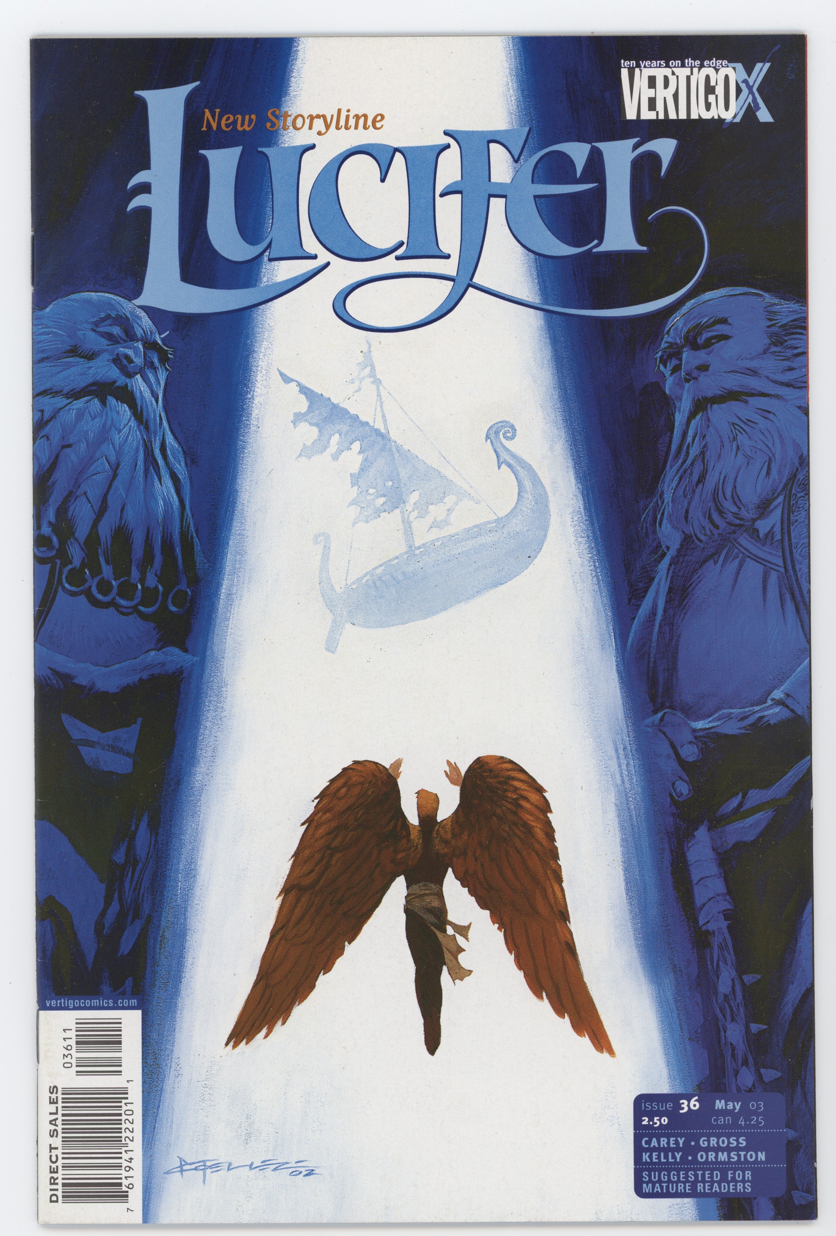 Lucifer 36 DC Vertigo 2003 NM Sandman Mike Carey
