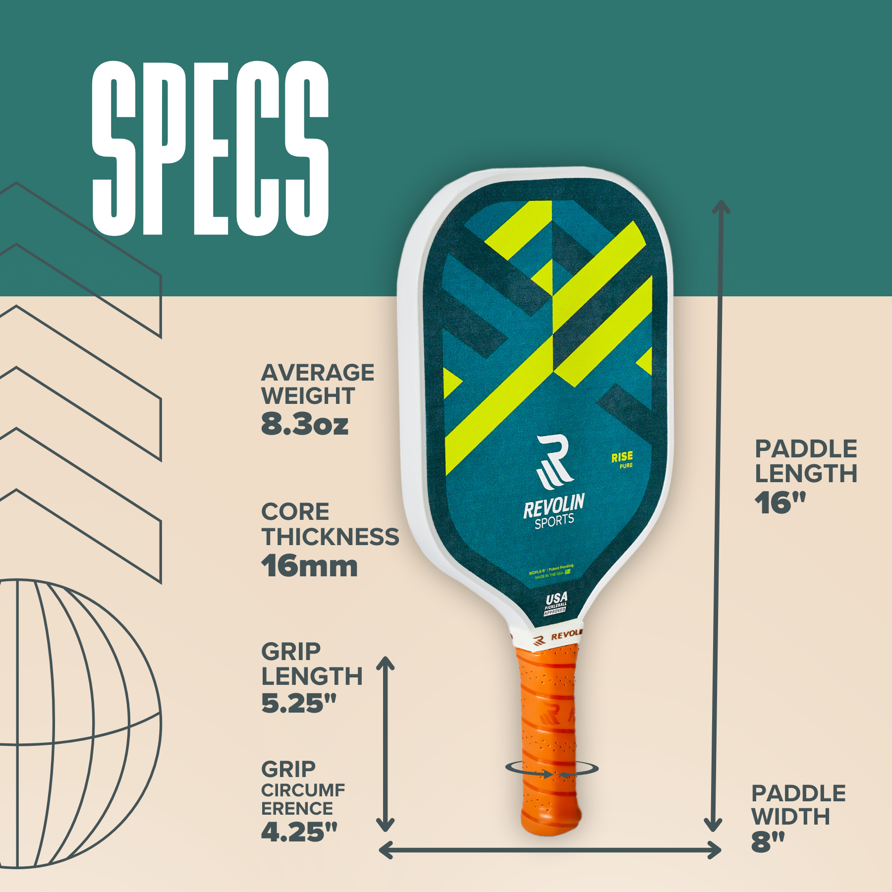 Rise Pickleball Paddle